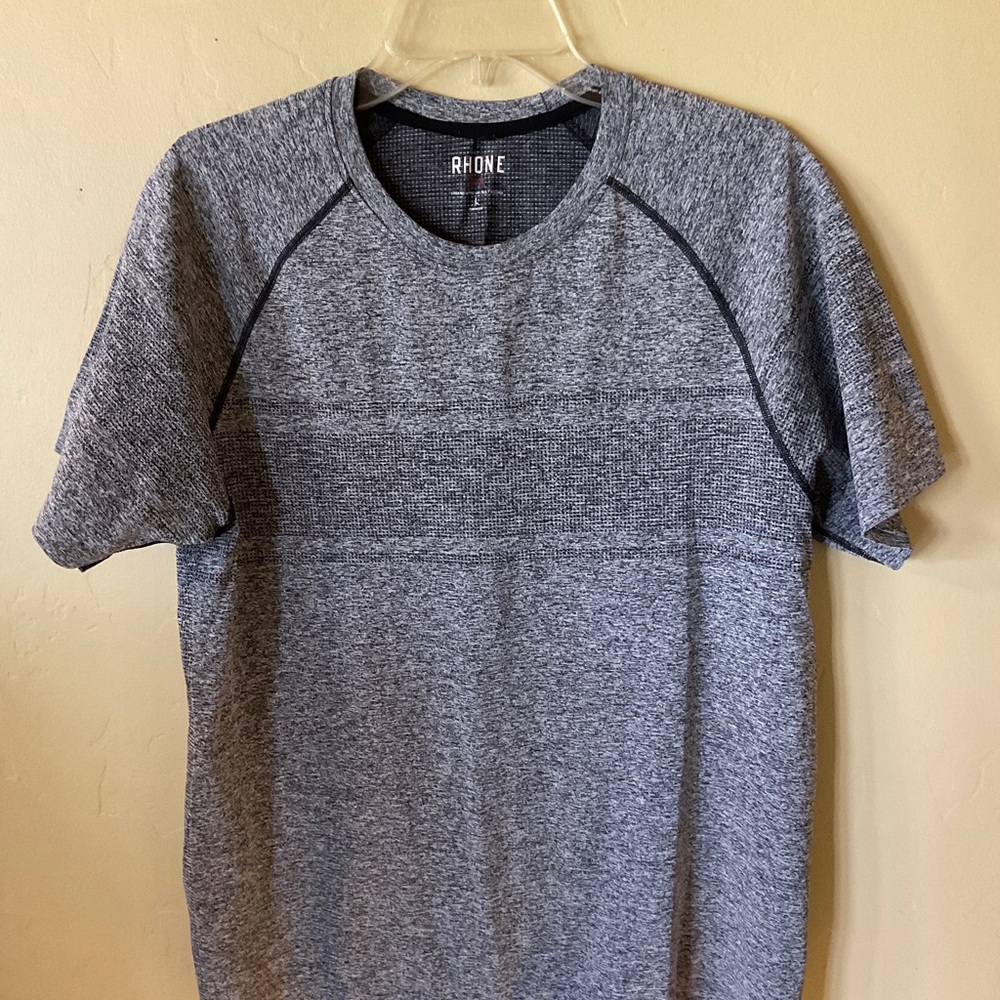 Rhone Method workout shirt - Grey/black - Large